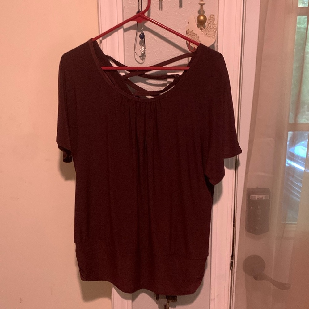 Shirt sleeve top